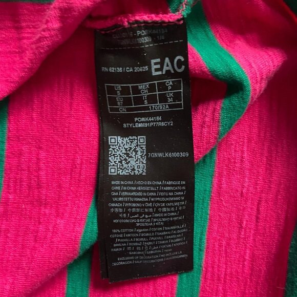 GUESS x J. BALVIN (Size S) Vibras Pink Striped T-Shirt - Picture 5 of 7
